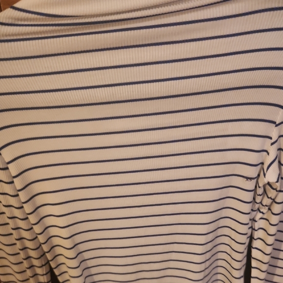 American Eagle Outfitters Cream Fitted Button Down Shirt - Picture 3 of 4